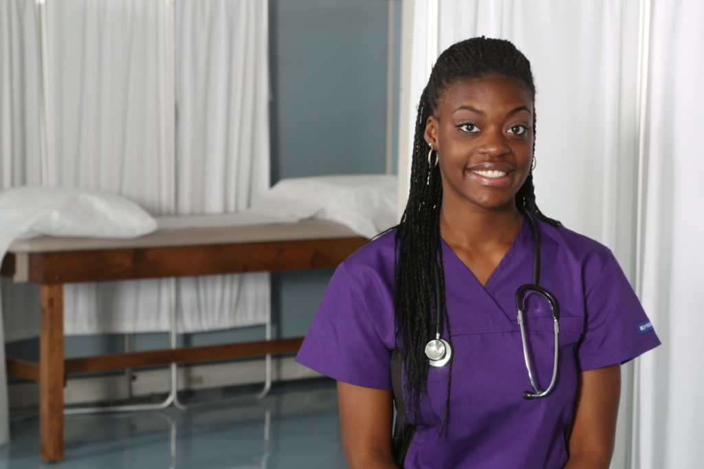 Portrait African American Nurse